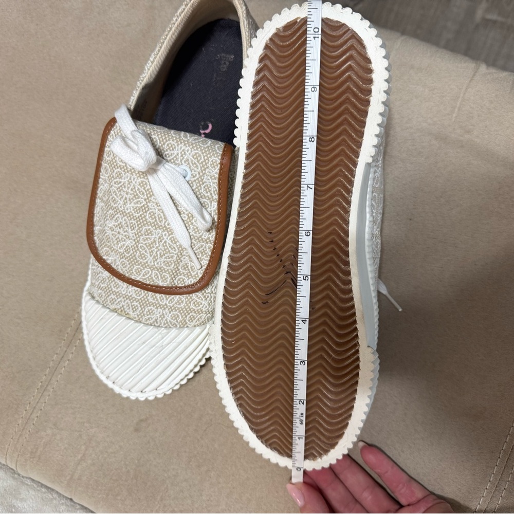 Loewe Anagram Canvas Flap Sneakers - Picture 12 of 12